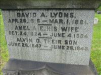 Lyons, David A., Amelia E. and Alvin O